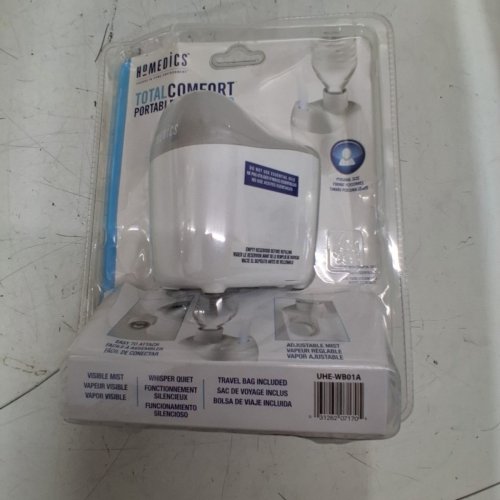 HOMEDICS TOTAL COMFORT PORTABLE HUMIDIFIER - ADJUSTABLE MIST - 20OZ CAPACITY - WHITE (MODEL: UHE-WB01A) image 3