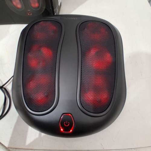 NECKTECK SHIATSU FOOT MASSAGER WITH HEAT - BLACK (MODEL: NK-FM-100-BLK) image 3