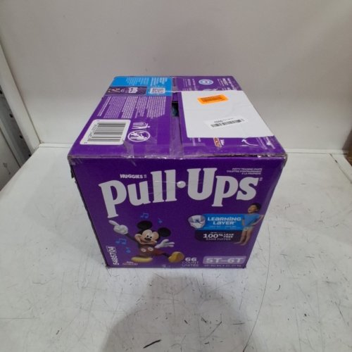 66PK HUGGIES PULL UPS MICKEY MOUSE DIAPERS - 5T-6T image 2