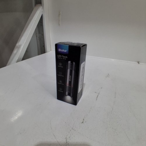 BLUKAR LED RECHARGEABLE TORCH WITH 4 LIGHT MODES - 5" - BLACK (MODEL: K9132) image 4