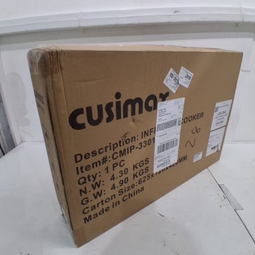 CUSIMAX ELECTRIC COOKTOP - 120 V, 1800W - SILVER (MODEL: CMIP-3301) image 6