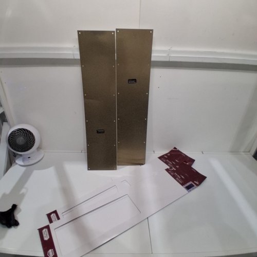2PK NATIONAL HARDWARE KICKPLATE - 8" X 34" - SATIN NICKEL (MODEL: N270-316) image 2