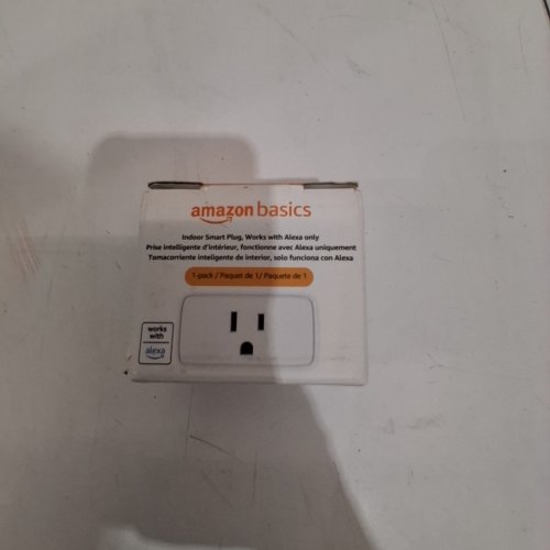 AMAZON BASICS INDOOR SMART PLUG, WITH WIFI CONNECTION - WORKS WITH ALEXA ONLY - WHITE image 2