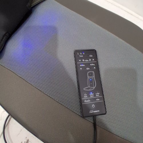 SNAILAX SHIATSU NECK & BACK MASSAGER MASSAGE CHAIR PAD WITH HEAT - SL-233 image 2