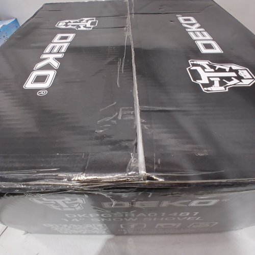 DEKOPRO ELECTRIC SNOW SHOVEL CORDLESS BATTERY POWERED BLOWER - 14" - 40V - 1000W - BLACK/GREY (MODEL: DKPGSRA014B1) image 3