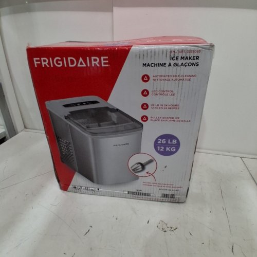 FRIGIDAIRE ICE MAKER - 26 LBS, 115 V - STAINLESS STEEL (MODEL: EFIC131-SS-SC-EP) image 10
