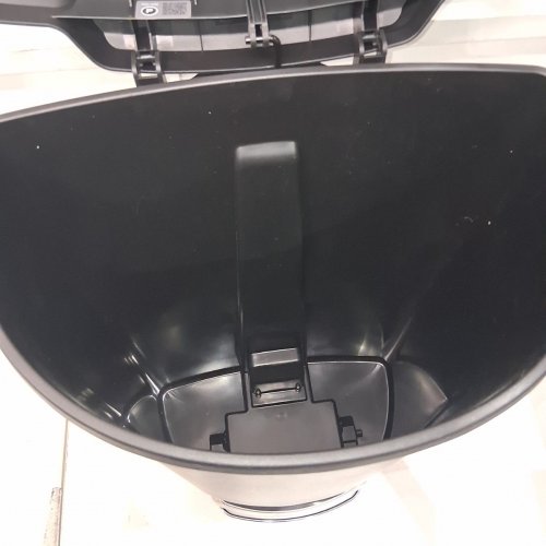 SIMPLEHUMAN SEMI-ROUND TRASH CAN - 50L - BLACK (MODEL: CW1355) image 3