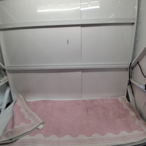 GARVEEHOME WASHABLE MODERN MINIMALISM LOW-PILE NON SLIP AREA RUG - 7FT X 5FT - PINK image 2