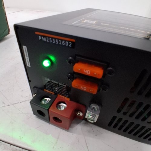 POWERMAX RV CONVERTER WITH BUILT-IN SMART CHARGER - 110VAC TO 12VDC - 65AMP BLACK (MODEL:PM3-65LK) image 2