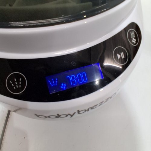 BABY BREZZA BOTTLE WASHER PRO ALL-IN-ONE STERILIZER & DRYER - HOLDS 4 BOTTLES - GREY/WHITE (MODEL: BRZ0103) image 2