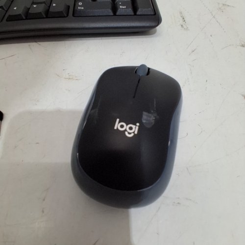 3PC LOGITECH FULL-SIZE WIRELESS KEYBOARD AND MOUSE COMBO WITH DONGLE - BLACK (MODEL: MK270) image 4
