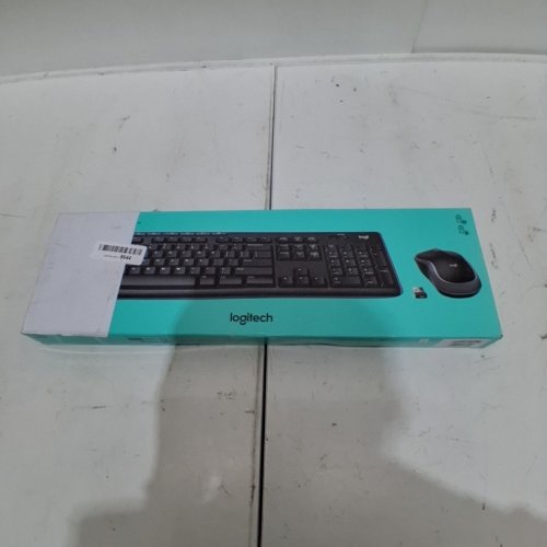3PC LOGITECH FULL-SIZE WIRELESS KEYBOARD AND MOUSE COMBO WITH DONGLE - BLACK (MODEL: MK270) image 5