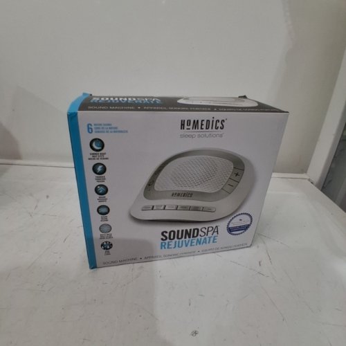 HOMEDICS PORTABLE SOUND SPA WITH 6 NATURE SOUNDS - WHITE - (MODEL:SS-2025C) image 4