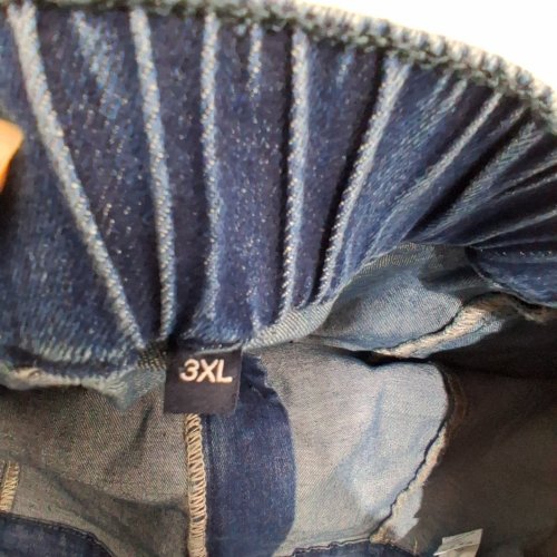 WOMEN'S DENIM SKIRT - 3XL - BLUE image 2