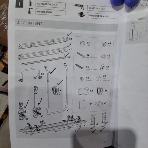 THULE ELITE VAN XT FORD TRANSIT H3 BIKE RACK - BLACK (MODEL: 302067) image 7