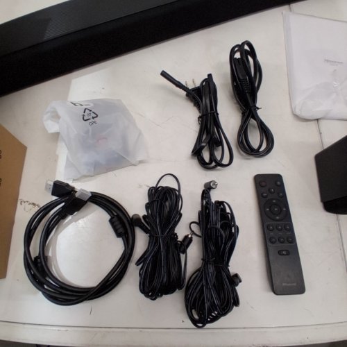 HISENSE 5.1 CHANNEL BLUETOOTH WIRELESS SOUND BAR WITH SUBWOOFER & SURROUND SOUND MINI SPEAKERS - BLACK (MODEL: HS5100) image 3
