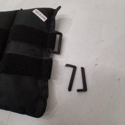 CAP BARBELL ADJUSTABLE ANKLE WEIGHTS, 20LBS - BLACK image 3