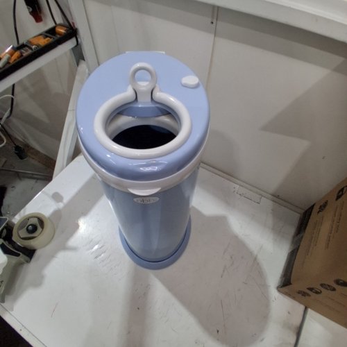 UBBI STEEL DIAPER PAIL - CLOUDY BLUE image 2
