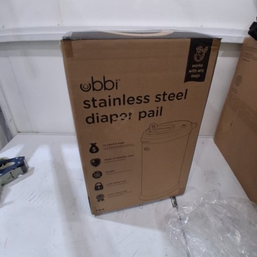 UBBI STEEL DIAPER PAIL - CLOUDY BLUE image 5