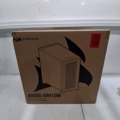 CORSAIR 4000D AIRFLOW TEMPERED GLASS MID-TOWER PC CASE *CASE ONLY* - BLACK (MODEL: CC-9011200-WW) image 3