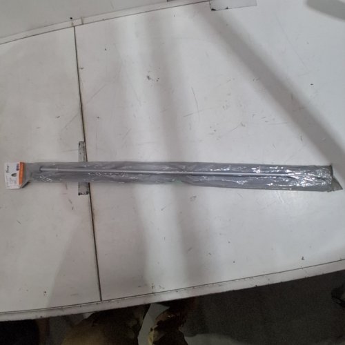 KENNY SPRING TENSION CURTAIN ROD - EXTENDS 28-48" - GREY image 2