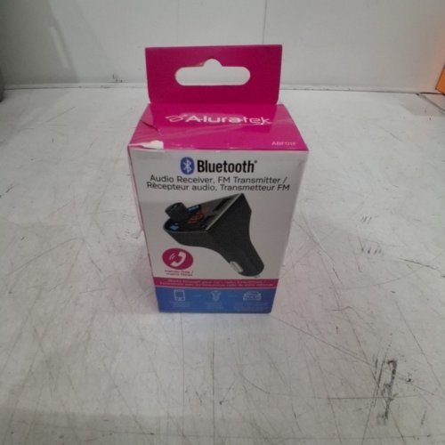 ALURATEK BLUETOOTH AUDIO RECEIVER / FM TRANSMITTER - BLACK (MODEL: ABF01F) image 5