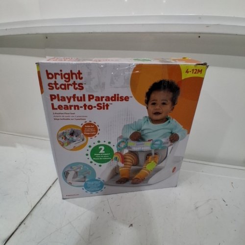 INFANT'S BRIGHT STARTS LEARN-TO-SIT FLOOR SEAT - PLAYFUL PARADISE - (MODEL: 12956) image 3