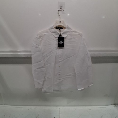 WOMEN'S BARILOCHE SHEAR BUTTON-UP SHIRT - SMALL / MEDIUM - 38 - WHITE (STYLE : CACERES) image 2