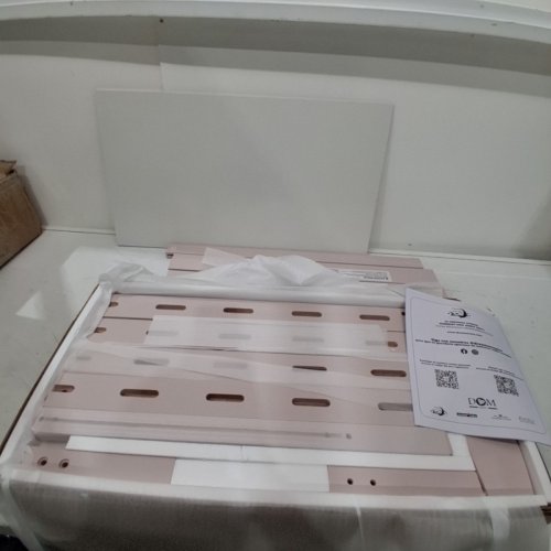 DREAM ON ME BROOKSIDE TODDLER BED FRAME WITH SAFETY RAILS GREENGUARD GOLD CERTIFIED - 53" X 29" X 28" - PINK - (MODEL: 648) image 2