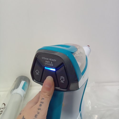 BISSELL 3-IN-1 POWERFRESH SLIM STEAM MOP CLEANER WITH ACCESSORIES TOOLS - BLUE/WHITE - (MODEL: 2075B) image 2