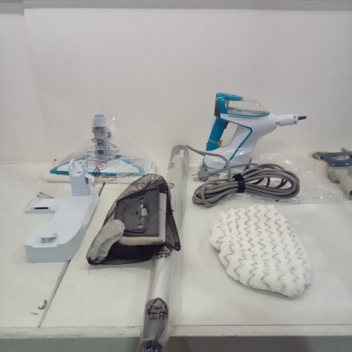 BISSELL 3-IN-1 POWERFRESH SLIM STEAM MOP CLEANER WITH ACCESSORIES TOOLS - BLUE/WHITE - (MODEL: 2075B) image 3