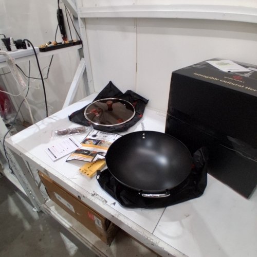 WANGYUANJI CARBON STEEL WOK PAN 13.4" -BLACK (MODEL WYJB01-05PB34) image 2