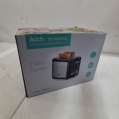 IKICH 2-SLICE TOASTER WITH DIGITAL TIMER DISPLAY AND 9 SETTINGS - BLACK (MODEL: CP210A) image 2
