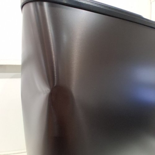 SONGMICS DUAL COMPARTMENT TRASH CAN - 60 L (30 L/EACH) CAPACITY - BLACK (MODEL: LTB741G01) image 3