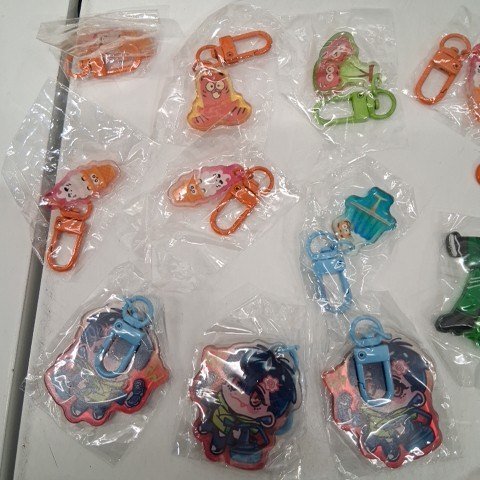 16PK ASSORTED ANIME KEYCHAINS - MULTICOLOR image 3