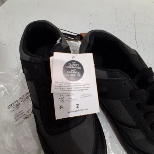 BOY'S GEORGE CASUAL SHOES - SIZE 2 - BLACK (STYLE : 51014540) image 3