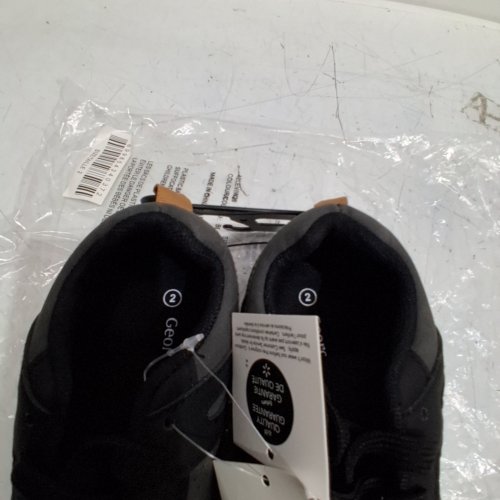 BOY'S GEORGE CASUAL SHOES - SIZE 2 - BLACK (STYLE : 51014540) image 5