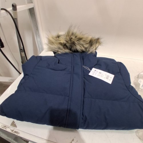 WOMEN'S HELLY HANSEN BLOSSOM DOWN FILLED WINTER PUFFY PARKA JACKET - EXTRA LARGE - NAVY BLUE image 2