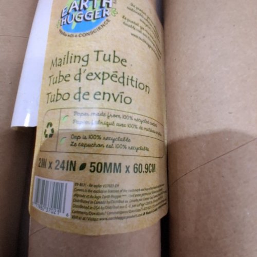 10PK EARTH HUGGER MAILING TUBES -2" X 24" image 3