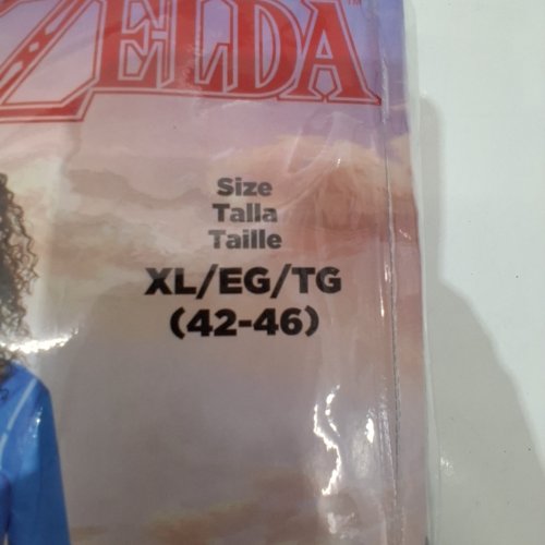 ADULT UNISEX DISGUISE THE LEGEND OF ZELDA LINK COSTUME - EXTRA LARGE (42-46) - BLUE image 2