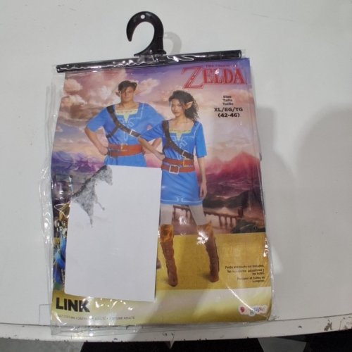 ADULT UNISEX DISGUISE THE LEGEND OF ZELDA LINK COSTUME - EXTRA LARGE (42-46) - BLUE image 3