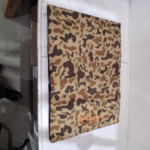 MUD RIVER VINTAGE CAMO DOG CRATE PAD - 32" X 22" - CAMOUFLAGE (MODEL: MR2692) image 2