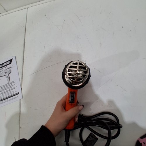 BLACK + DECKER DUAL-TEMPERATURE HEAT GUN - 1350W - ORANGE (MODEL: HG1300) image 4