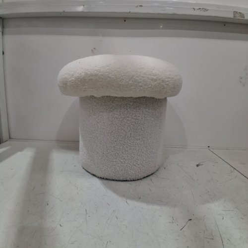 MUSHROOM STOOL/CHAIR - 15.7X15.7 - WHITE image 2