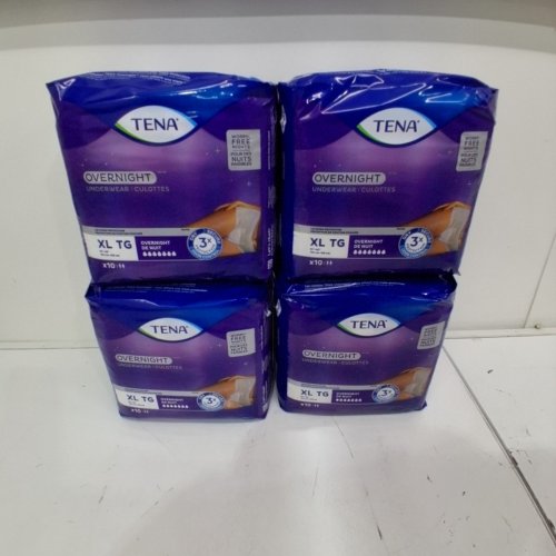 40PK WOMENS TENA INCONTINENCE UNDERWEAR FOR OVERNIGHT - XL- WHITE (MODEL: 072418) image 2