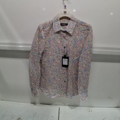 WOMEN'S BARILOCHE PRINT BUTTON-UP SHIRT - SMALL / MEDIUM - 38 - MULTICOLOUR (STYLE : BURETA) image 2