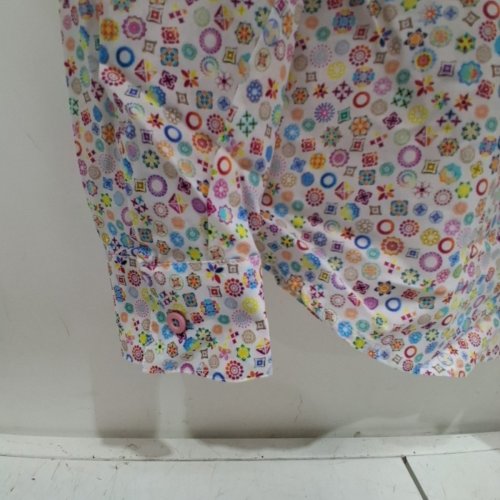 WOMEN'S BARILOCHE PRINT BUTTON-UP SHIRT - SMALL / MEDIUM - 38 - MULTICOLOUR (STYLE : BURETA) image 3