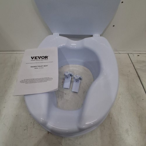 RAISED TOILET SEAT RISER - 4" RAISED - WHITE - (MODEL: FBL760600) image 3