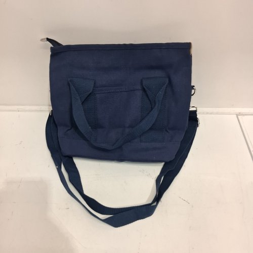TOTE BAG WITH SHOULDER STRAP - NAVY BLUE image 2