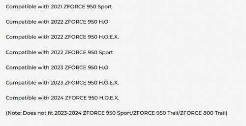 FRONT TINTED HALF WINDSHIELD FOR 2020-2024 CFMOTO ZFORCE 950 SERIES MODELS - GREY (MODEL: AUPHWCF2U) image 2